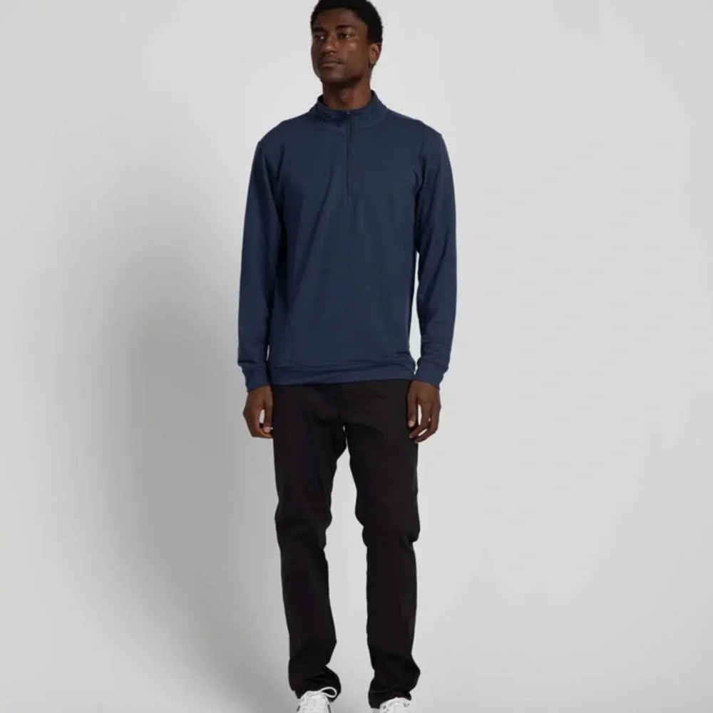 True Linkswear - All Day Quarter Zip Navy Blue Sweatshirt - Size XXL